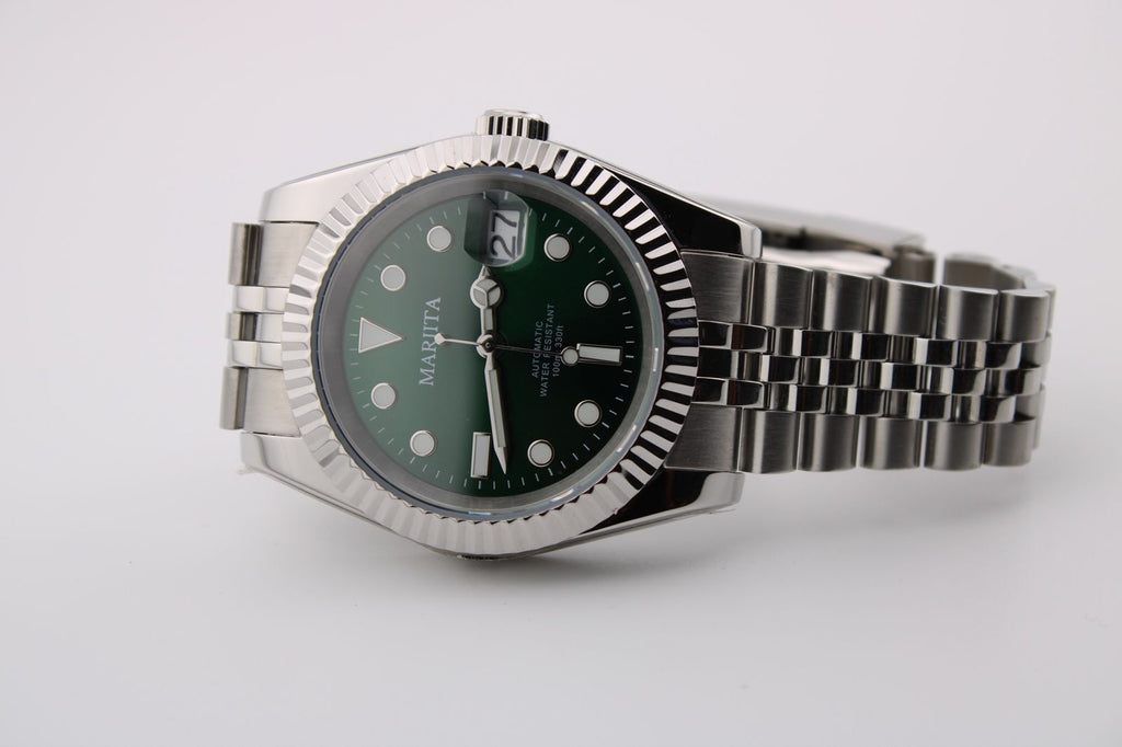 MARJITA Men's Luxury Watch "Emerald Green" Edition
