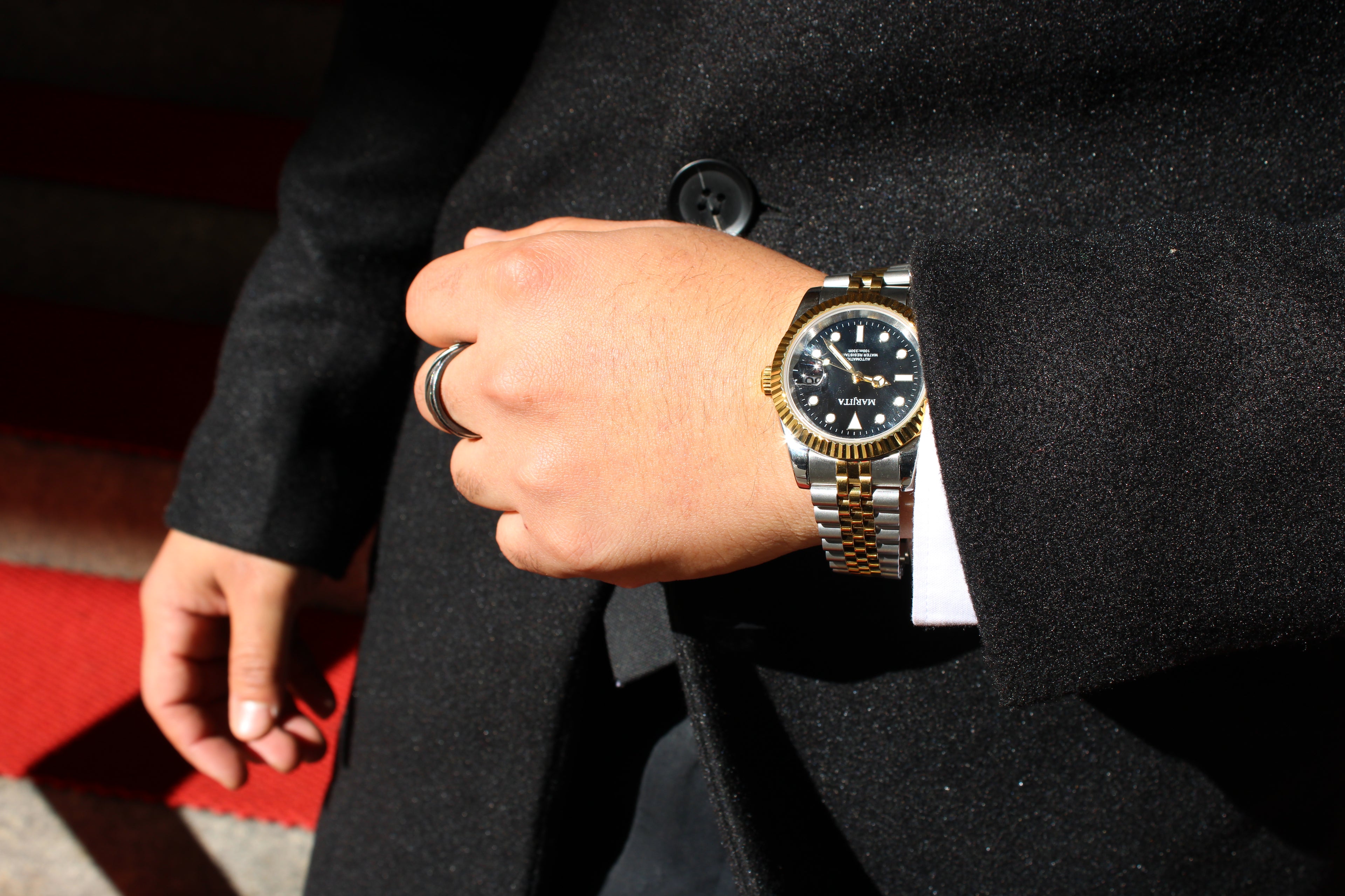 MARJITA Luxury Men's Watch "Gold" Edition