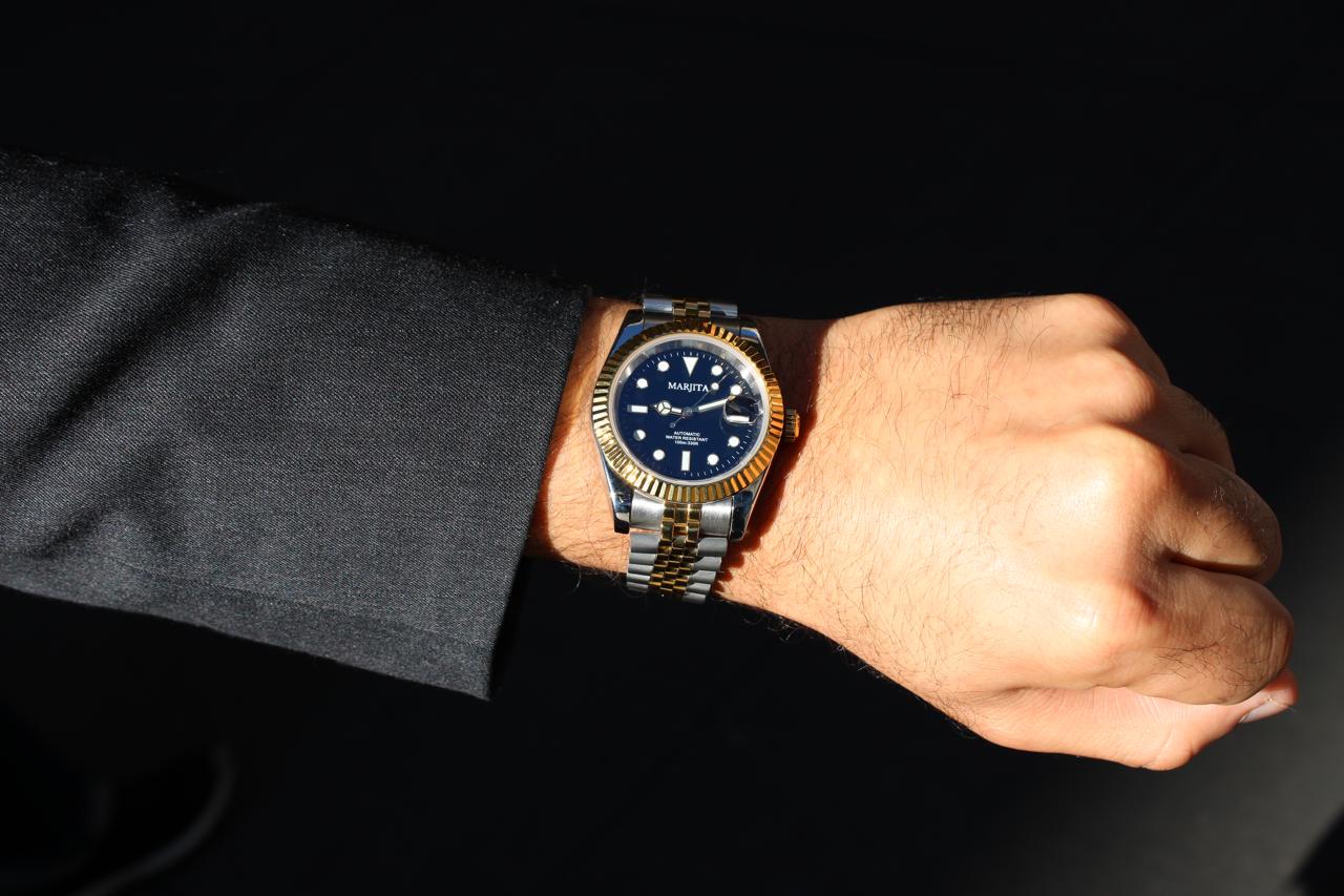 MARJITA Luxury Men's Watch "Gold" Edition